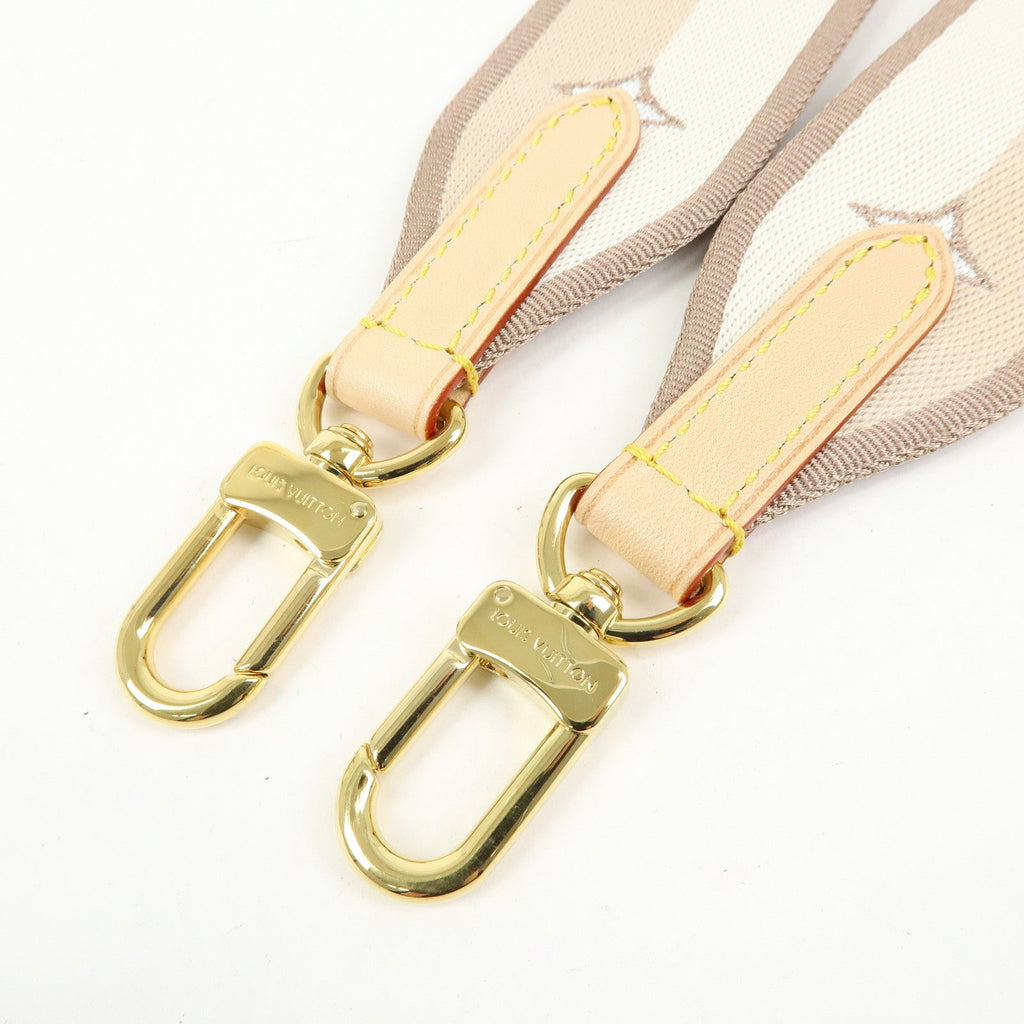 6655 - Louis Vuitton Canvas Nume Shoulder Strap Beige 110cm