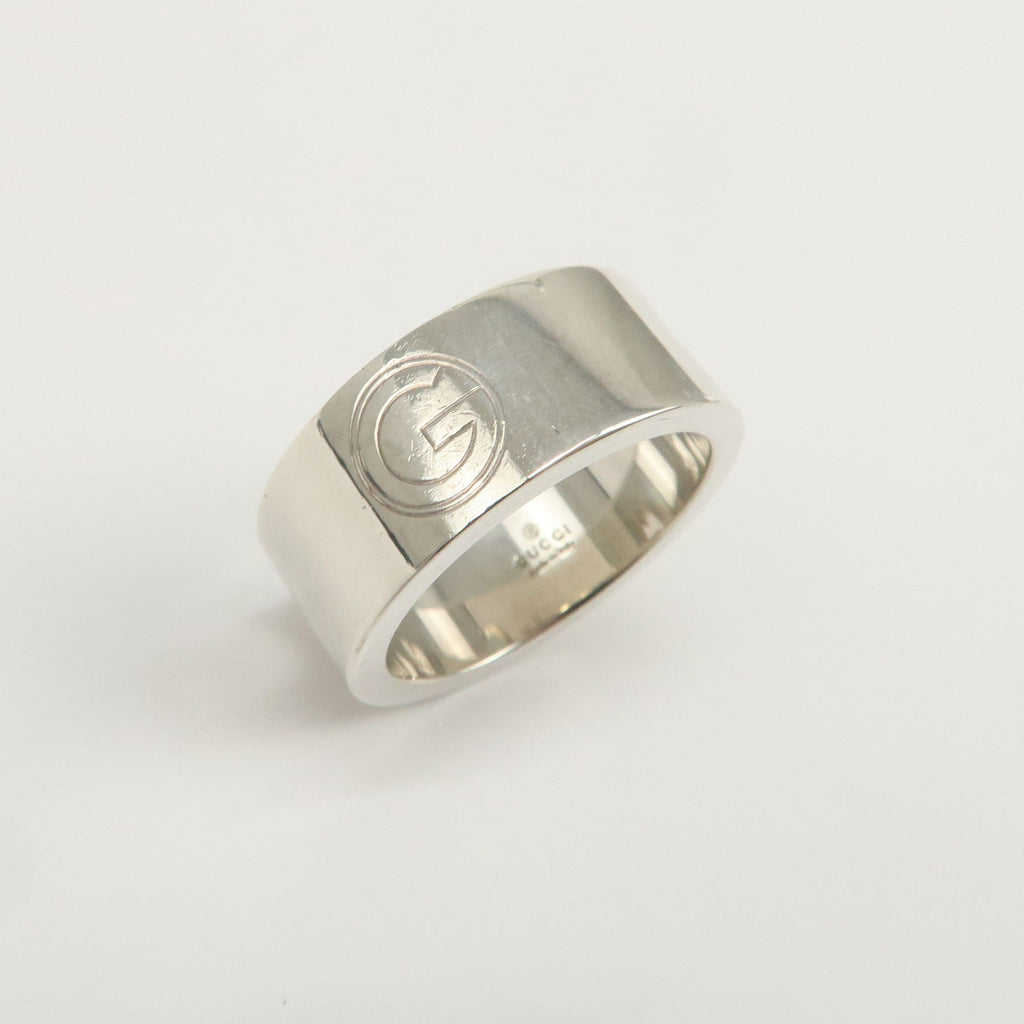 7085 - Gucci Logo Metal Ring Sv925 Size 12