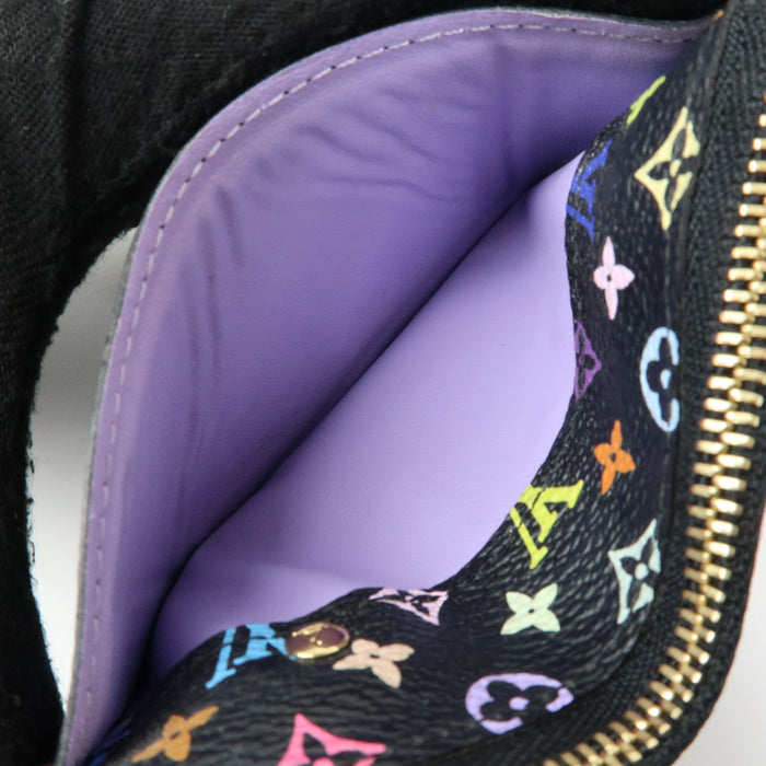 6341 Louis Vuitton Monogram Murakami Multicolor Pochette Key Cles
