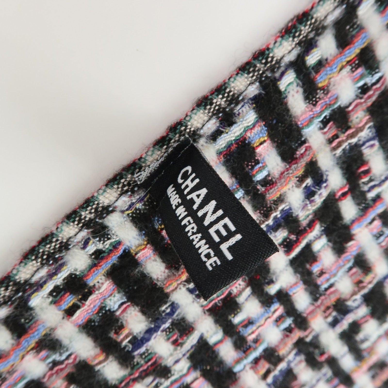 Chanel Cashmere Silk Multicolor Shawl