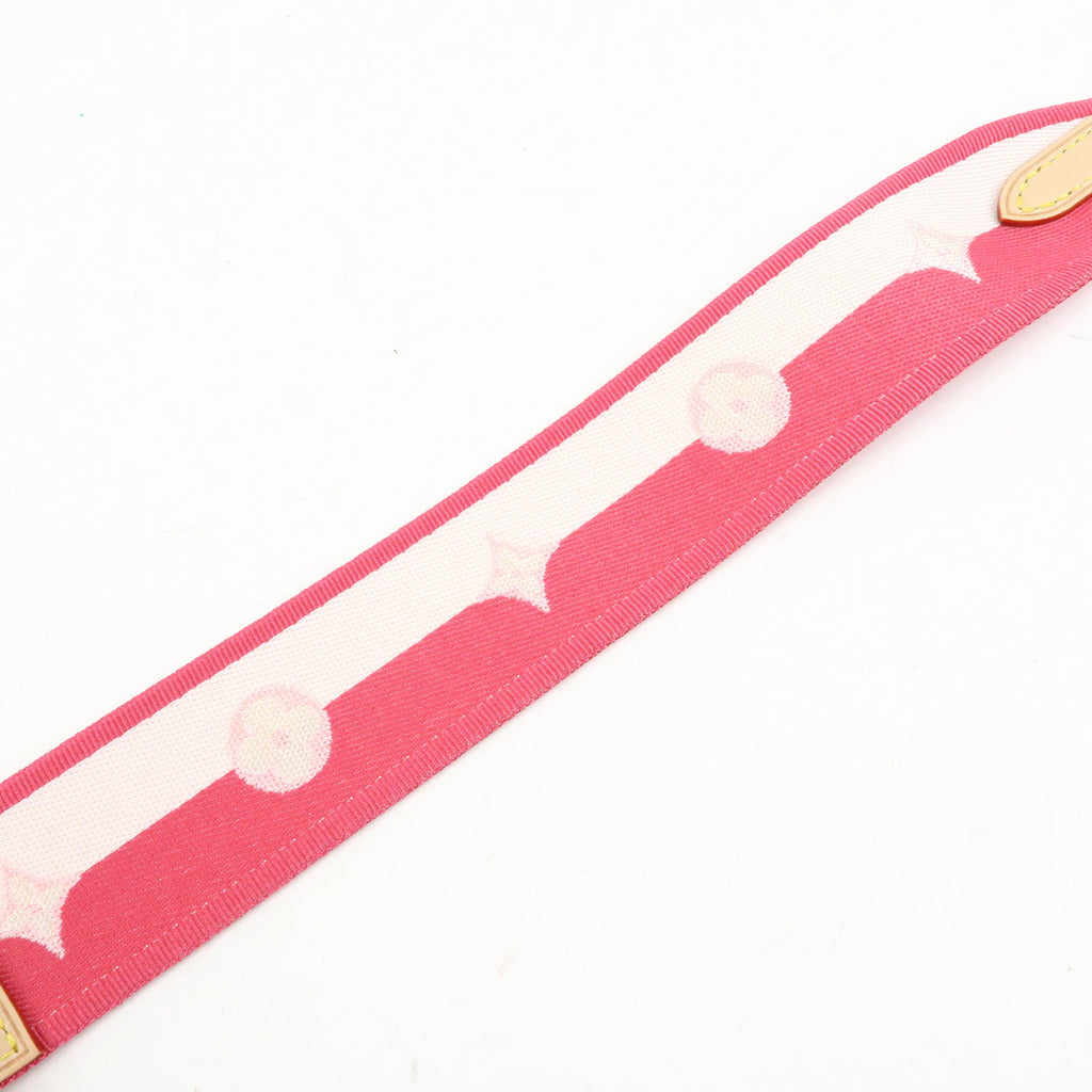 6654 - Louis Vuitton Adjustable Shoulder Strap Rose Peony