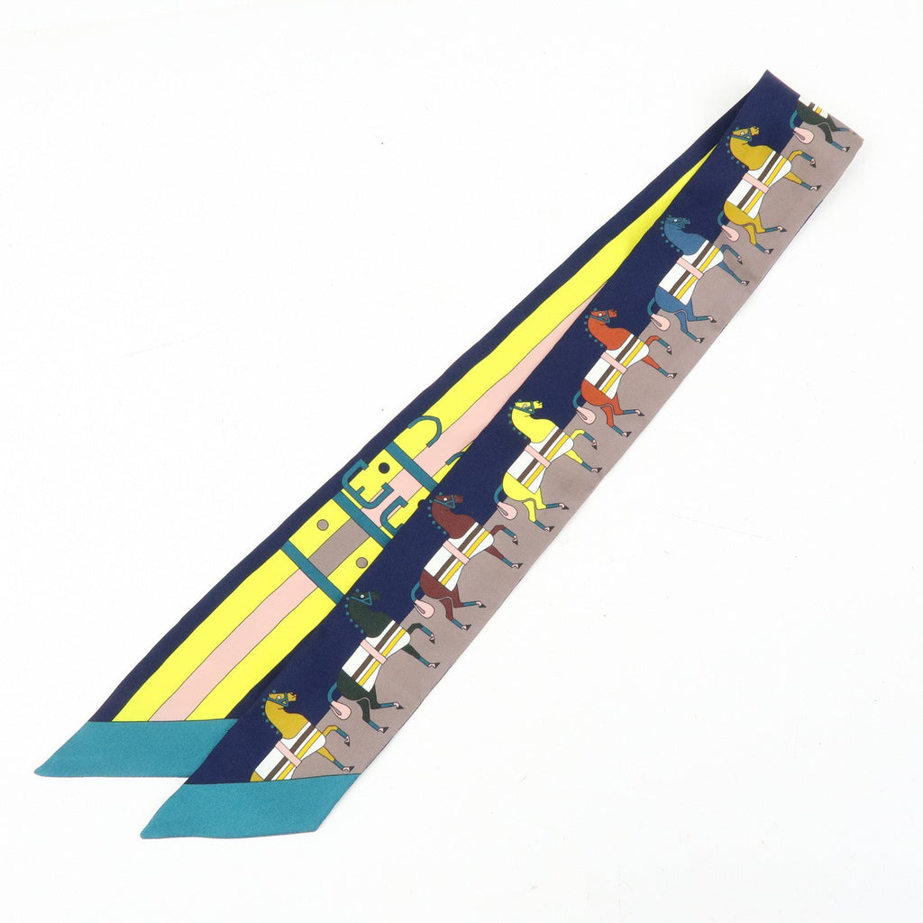 6645 - Hermes 100% Twilly Scarf Rocabar