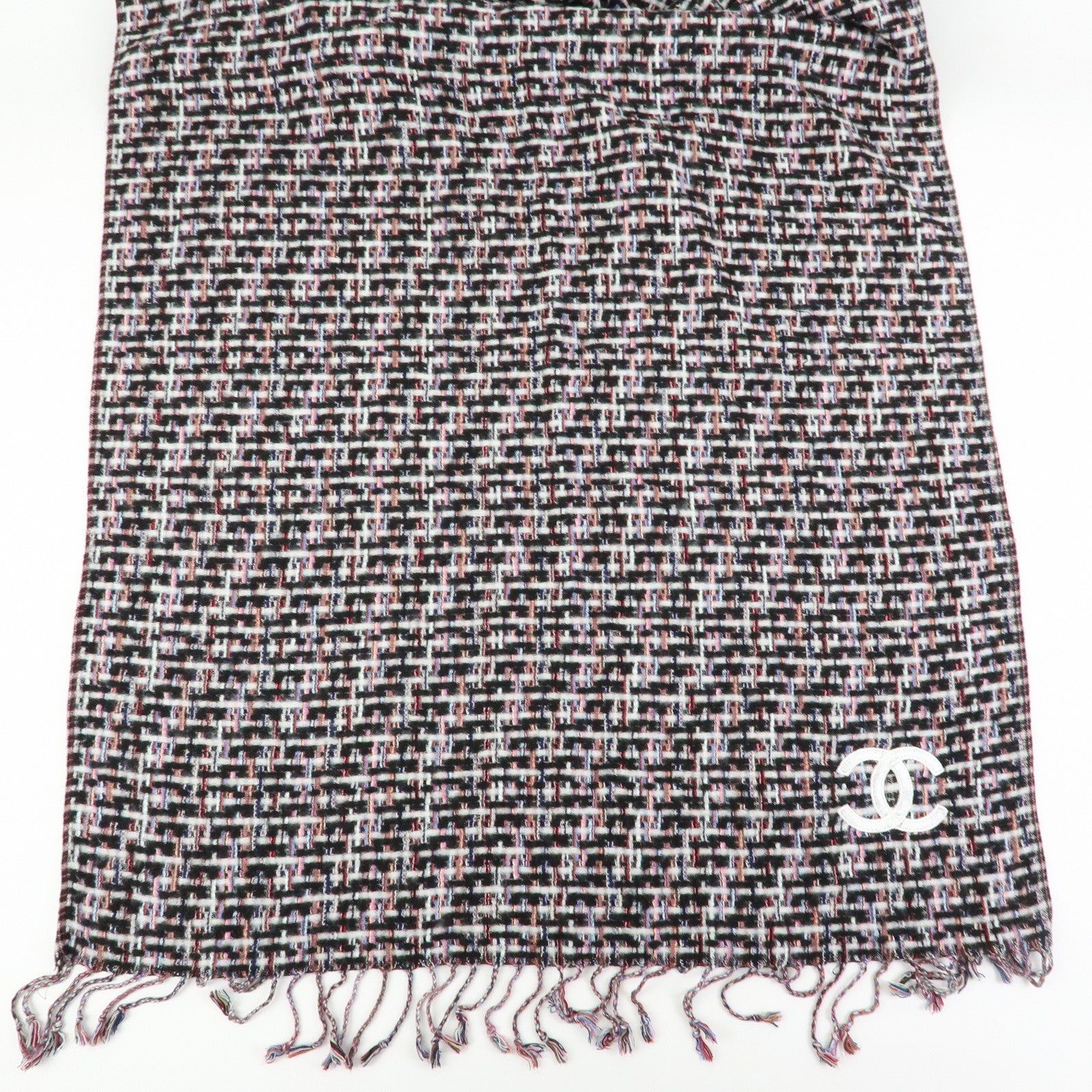 Chanel Cashmere Silk Multicolor Shawl