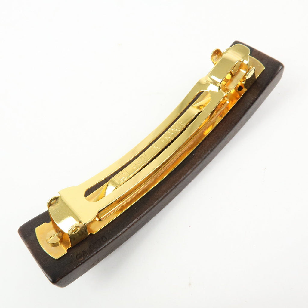 6739 - Louis Vuitton Sylvanie Wooden Hair Barrette