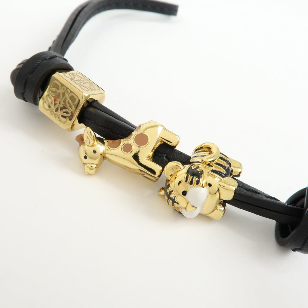 6692 - Loewe Anagram Personalization Metal Leather Bag Charm