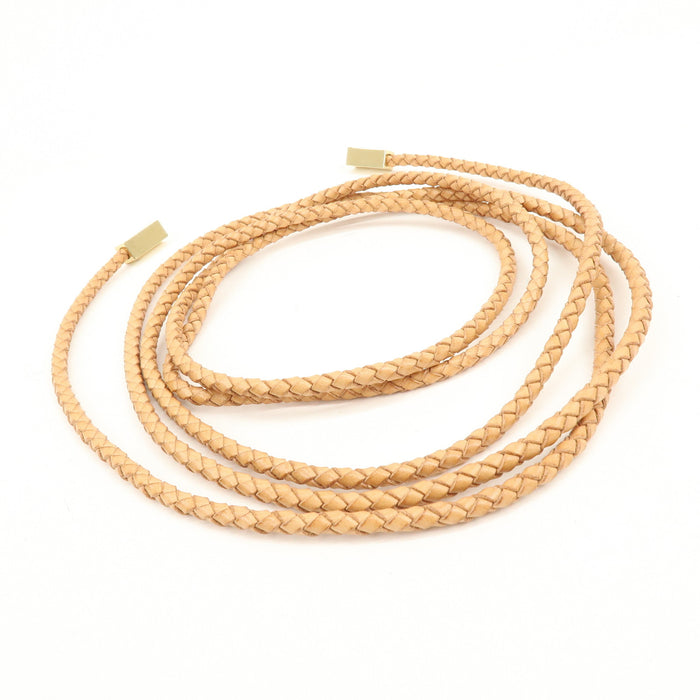 6336 - Louis Vuitton Ceinture VVN Tresse Leather Belt - Natural - Ceinture VVN Tresse Leather Belt - M67302 / Natural / Excellent