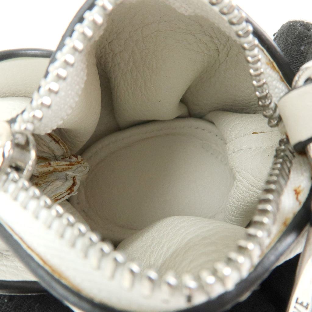 6690 - Loewe Calf Leather Elephant Coin Purse White