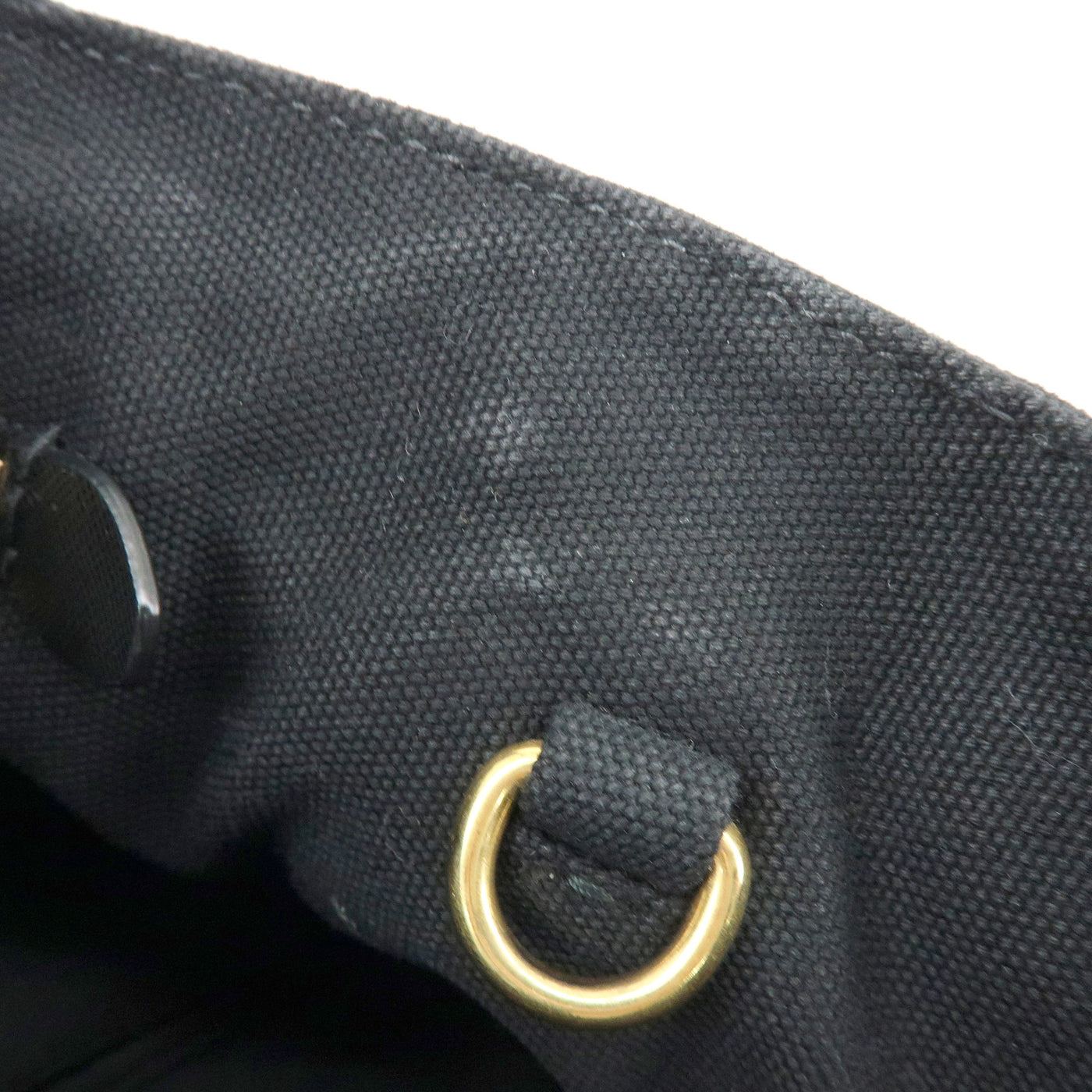 6749 - Prada Canapa Mini Canvas 2Way Tote Bag - Black
