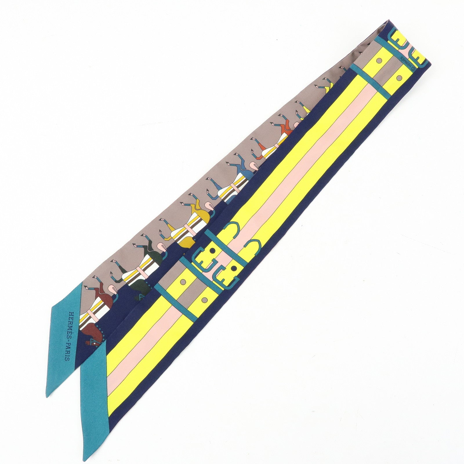 6645 - Hermes 100% Twilly Scarf Rocabar