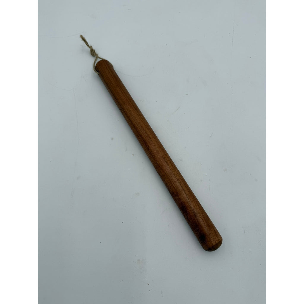 Hand Turned 12 Inch Wooden Spice Grinder, cherry and maple hardwood, functional kitchen tool, quality artisan gift