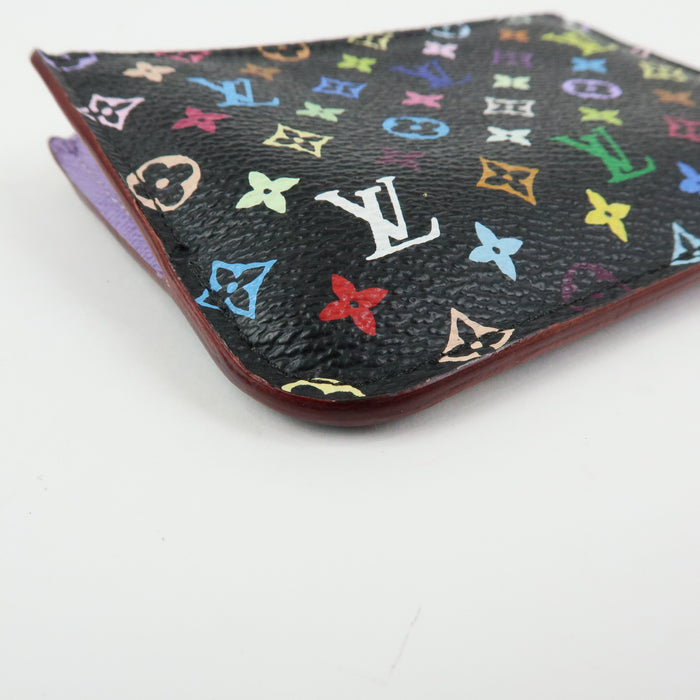 6341 Louis Vuitton Monogram Murakami Multicolor Pochette Key Cles