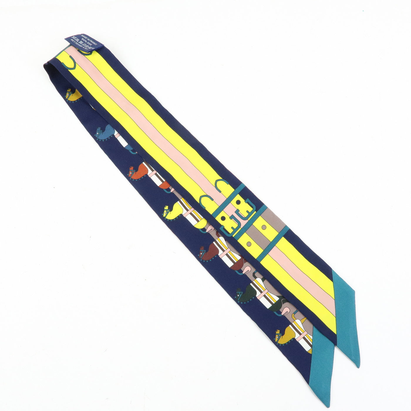 6645 - Hermes 100% Twilly Scarf Rocabar