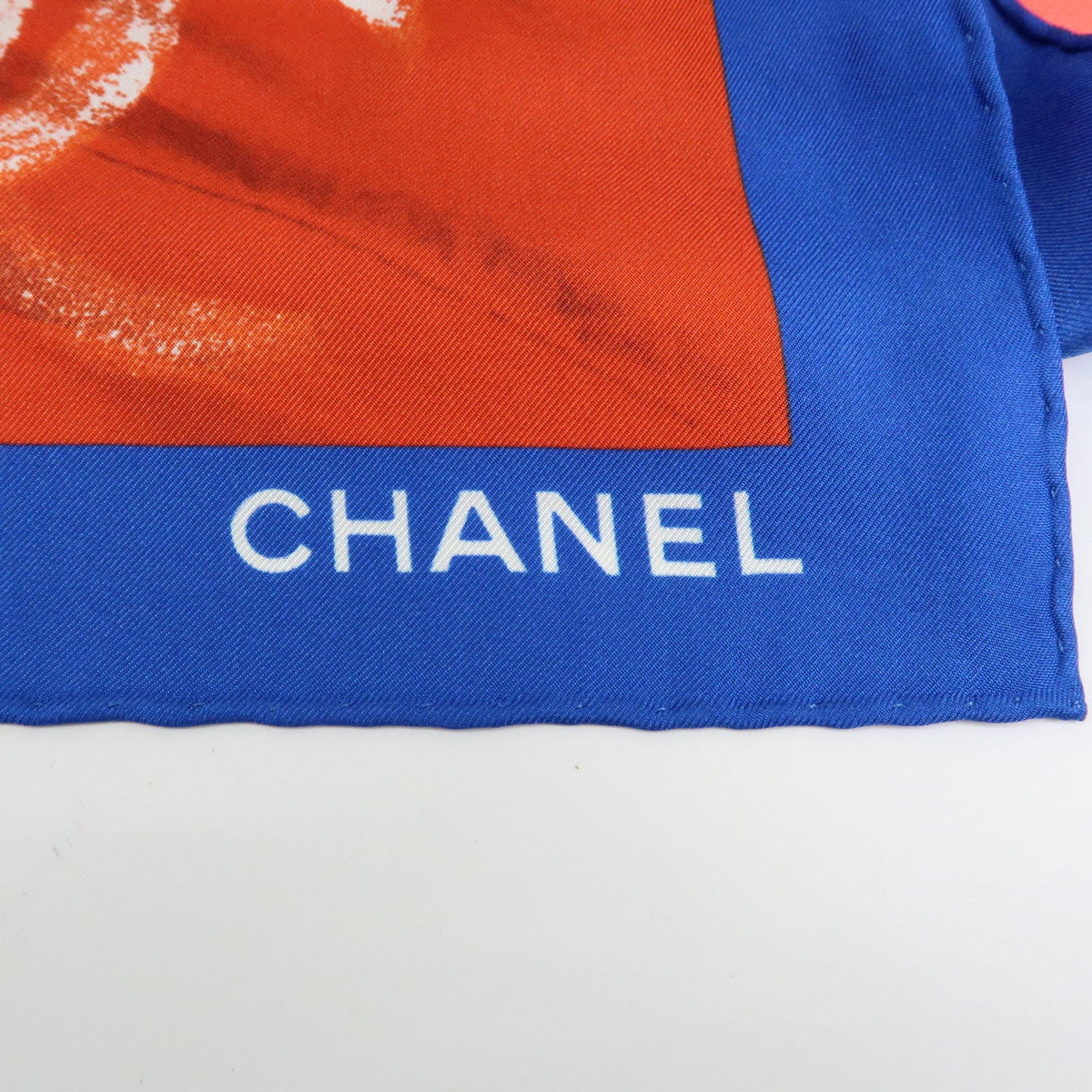 6177 - CHANEL Silk 100% Scarf Classic Car Print