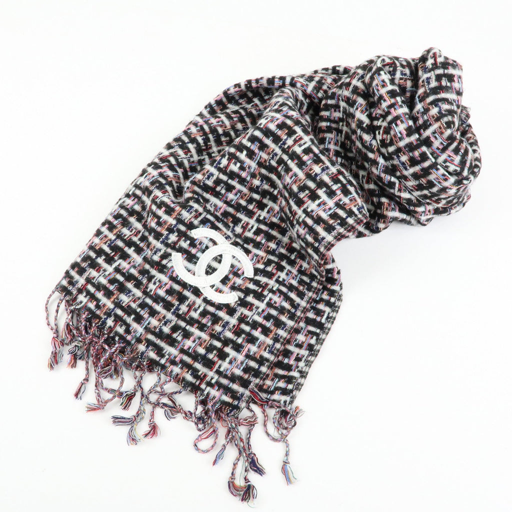 Chanel Cashmere Silk Multicolor Shawl