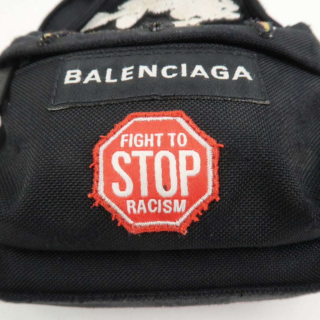 6683 - Balenciaga Logo Nylon Explorer Mini Shoulder Bag