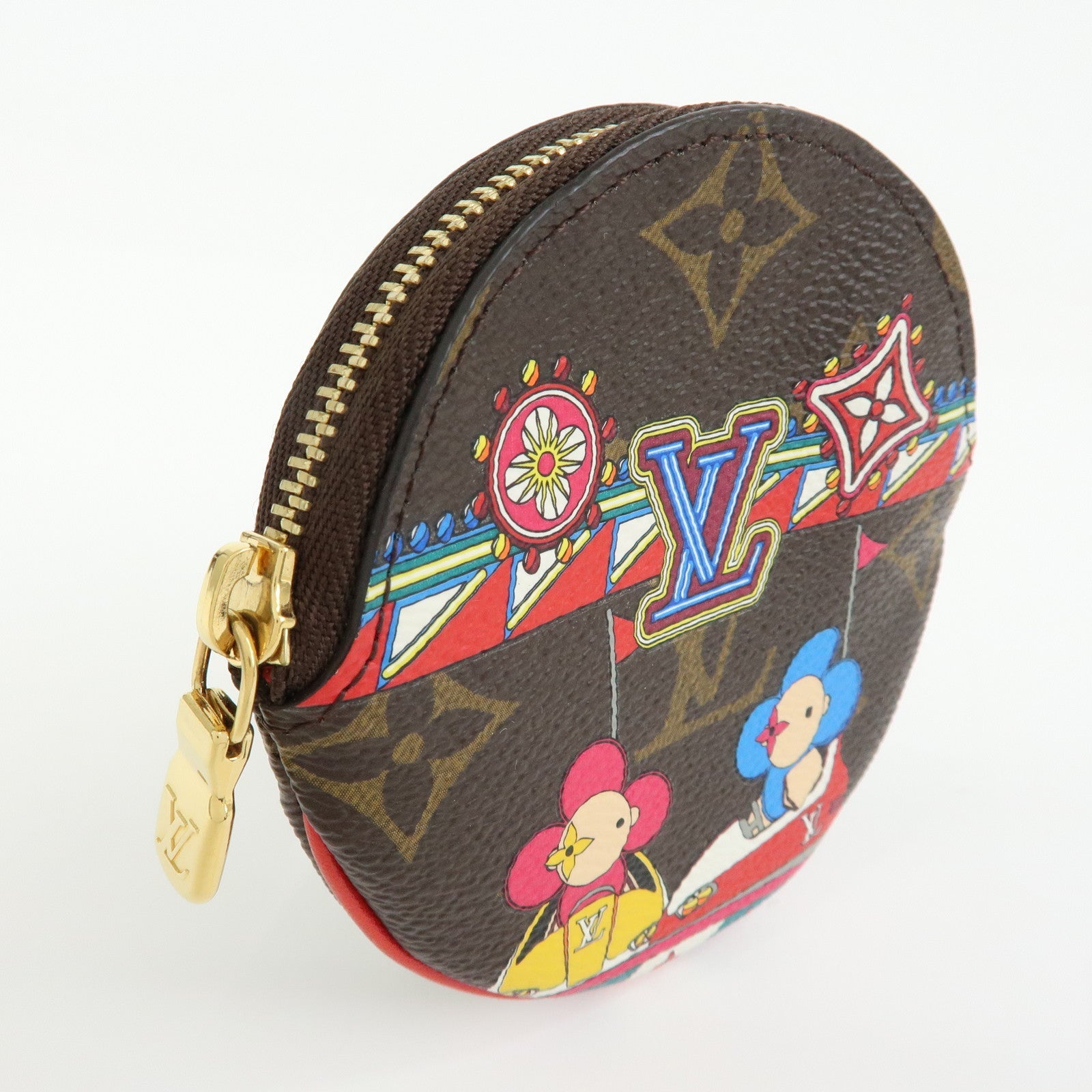 6694 - Louis Vuitton Monogram Porte Monnaie Rond Vivienne