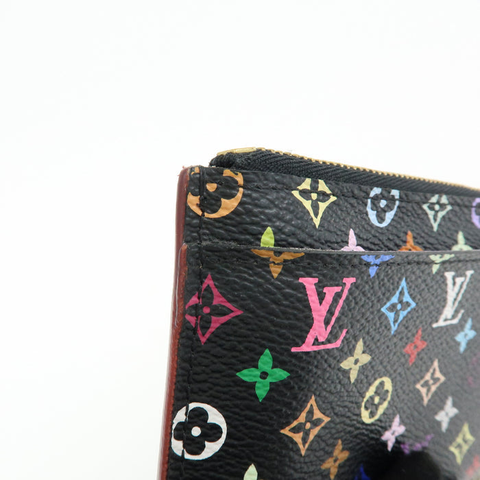 6341 Louis Vuitton Monogram Murakami Multicolor Pochette Key Cles