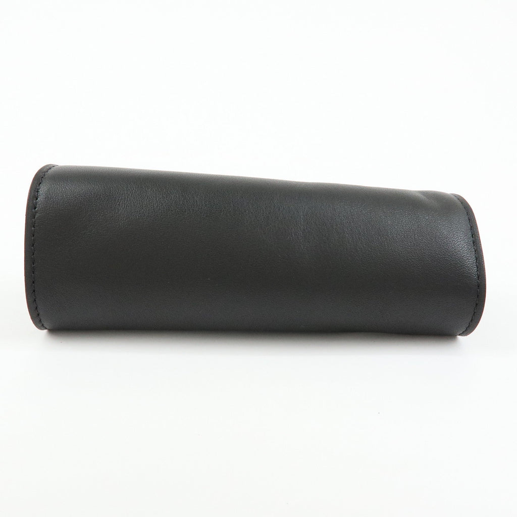 6170 - Hermes Leather & Fur Shoe Polishing Glove Buffing Mitt
