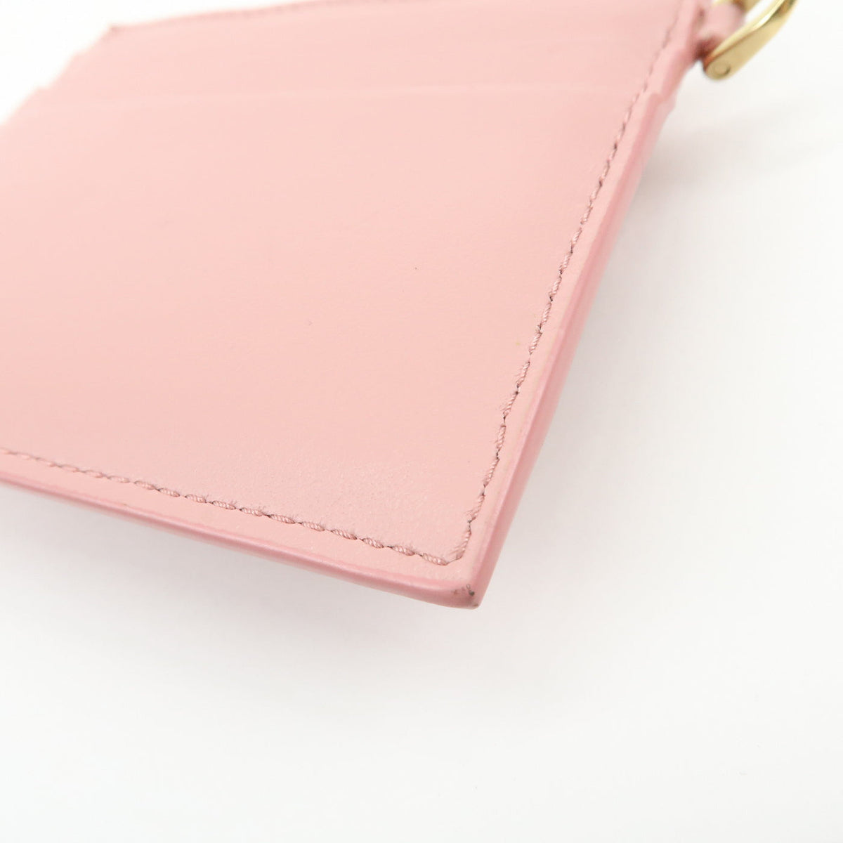 6836 - Miu Miu Madras Love Envelope Pouch Wristlet Pink Crystal Heart