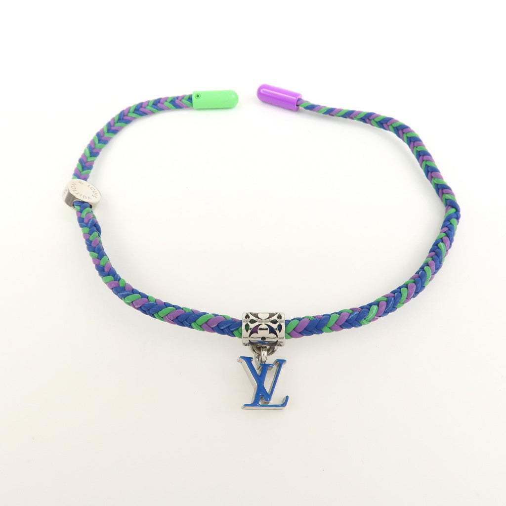 7242 - Louis Vuitton Leather Metal Bracelet Friendship Multicolor