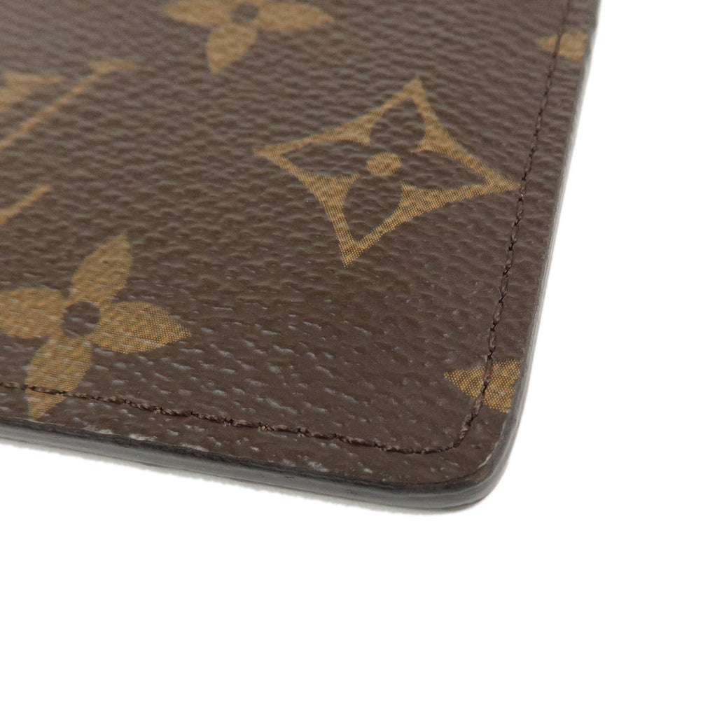 7090 - Louis Vuitton Monogram Reverse Porte Cartes Simple Card Case M69161  Brown