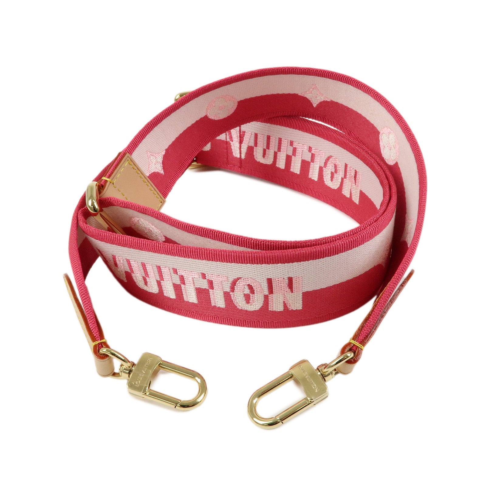 6654 - Louis Vuitton Adjustable Shoulder Strap Rose Peony