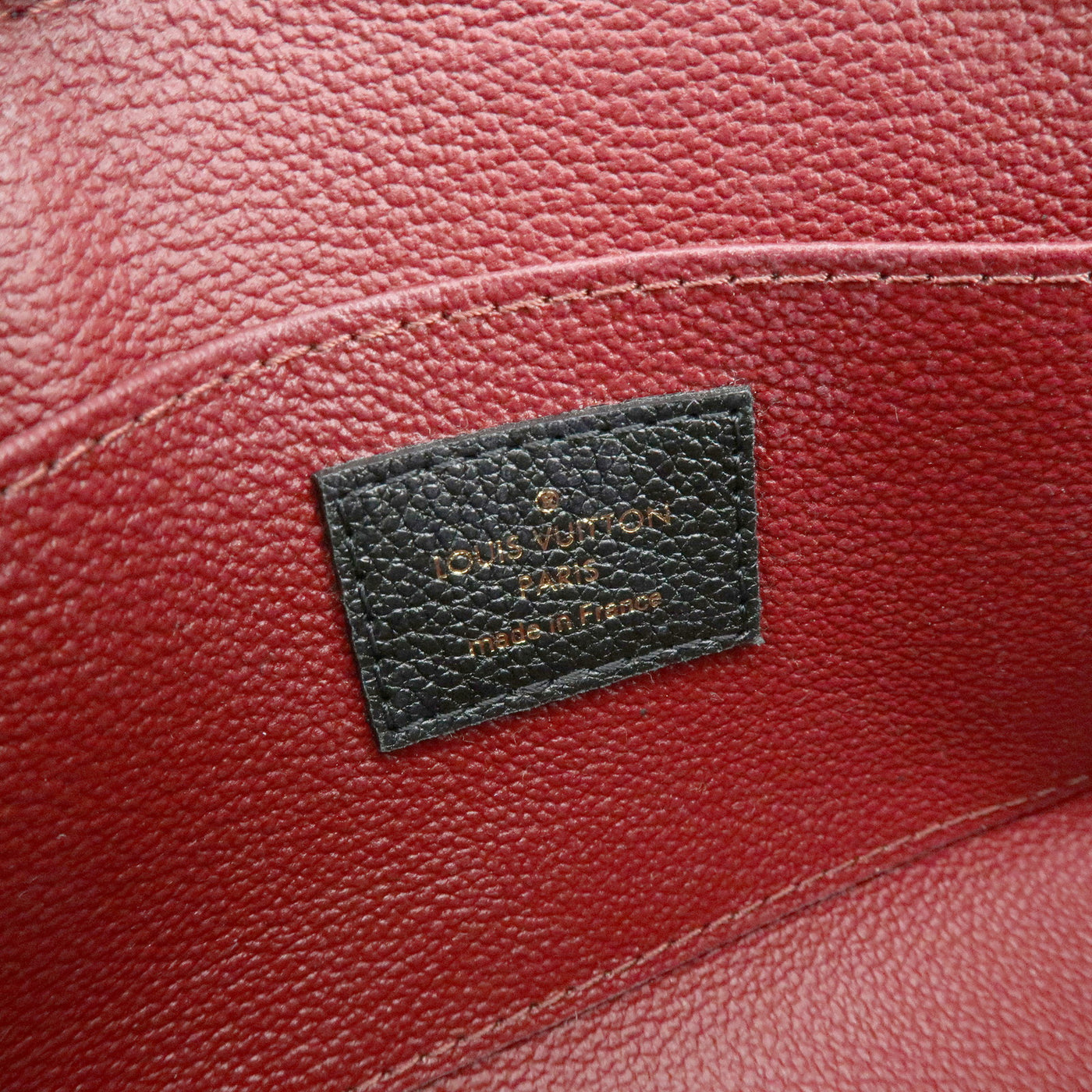 6647 - Louis Vuitton Bicolor Monogram Empreinte Cosmetic Pouch Noir M59086