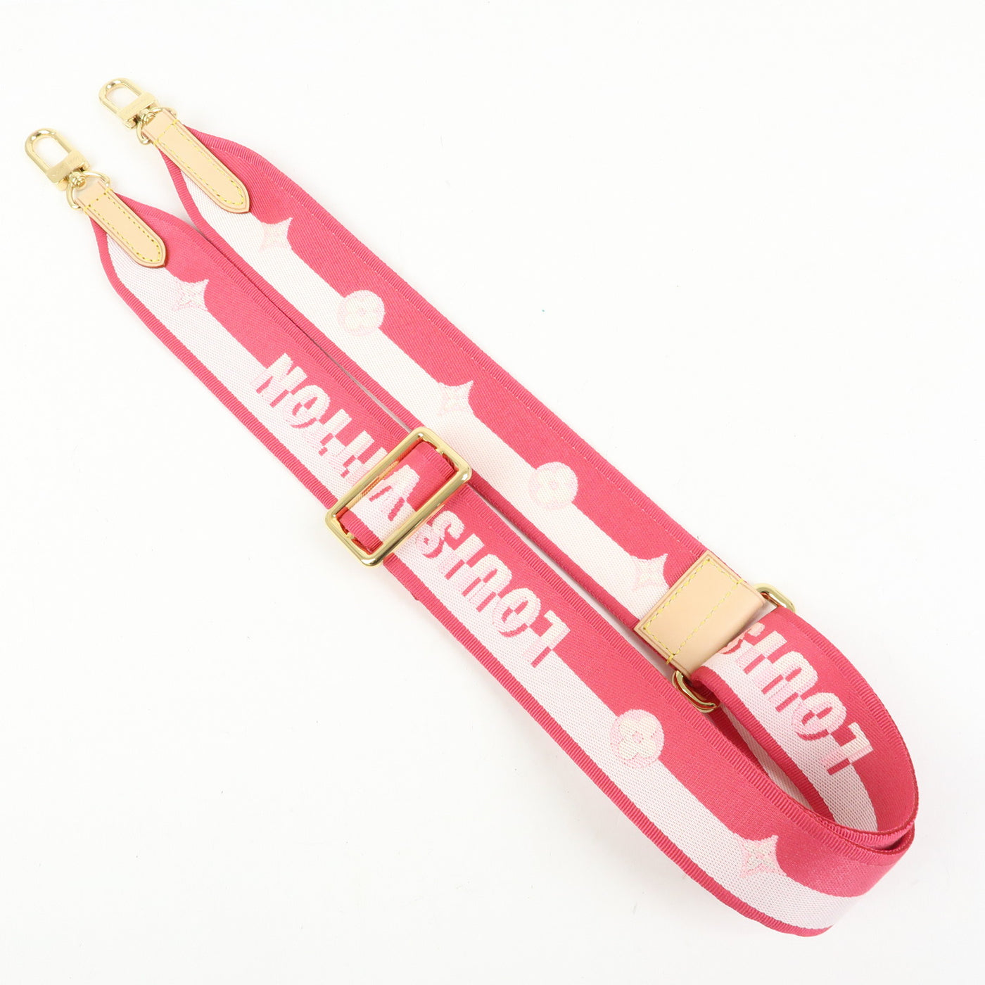 6654 - Louis Vuitton Adjustable Shoulder Strap Rose Peony