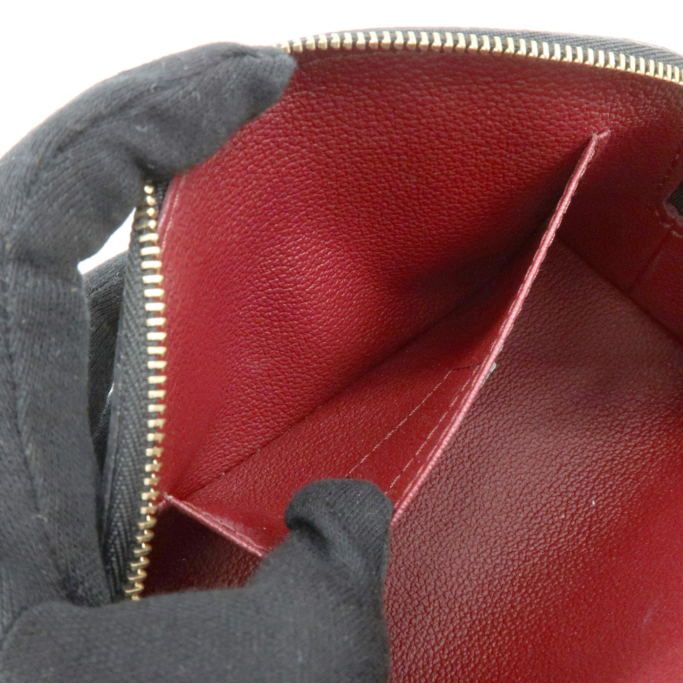 6647 - Louis Vuitton Bicolor Monogram Empreinte Cosmetic Pouch Noir M59086