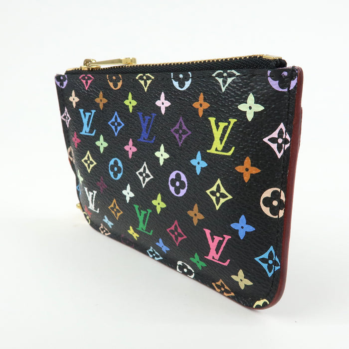 6341 Louis Vuitton Monogram Murakami Multicolor Pochette Key Cles