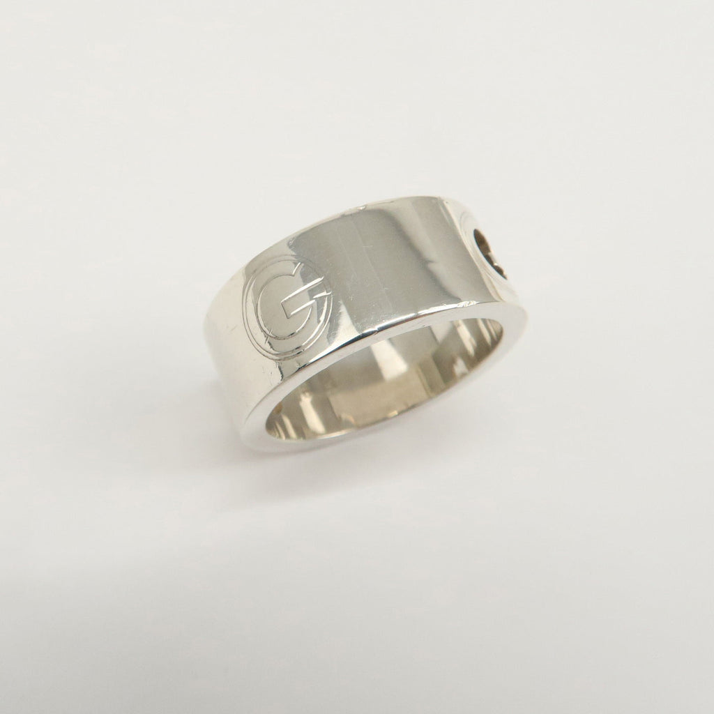 7085 - Gucci Logo Metal Ring Sv925 Size 12