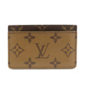 7090 - Louis Vuitton Monogram Reverse Porte Cartes Simple Card Case M69161  Brown