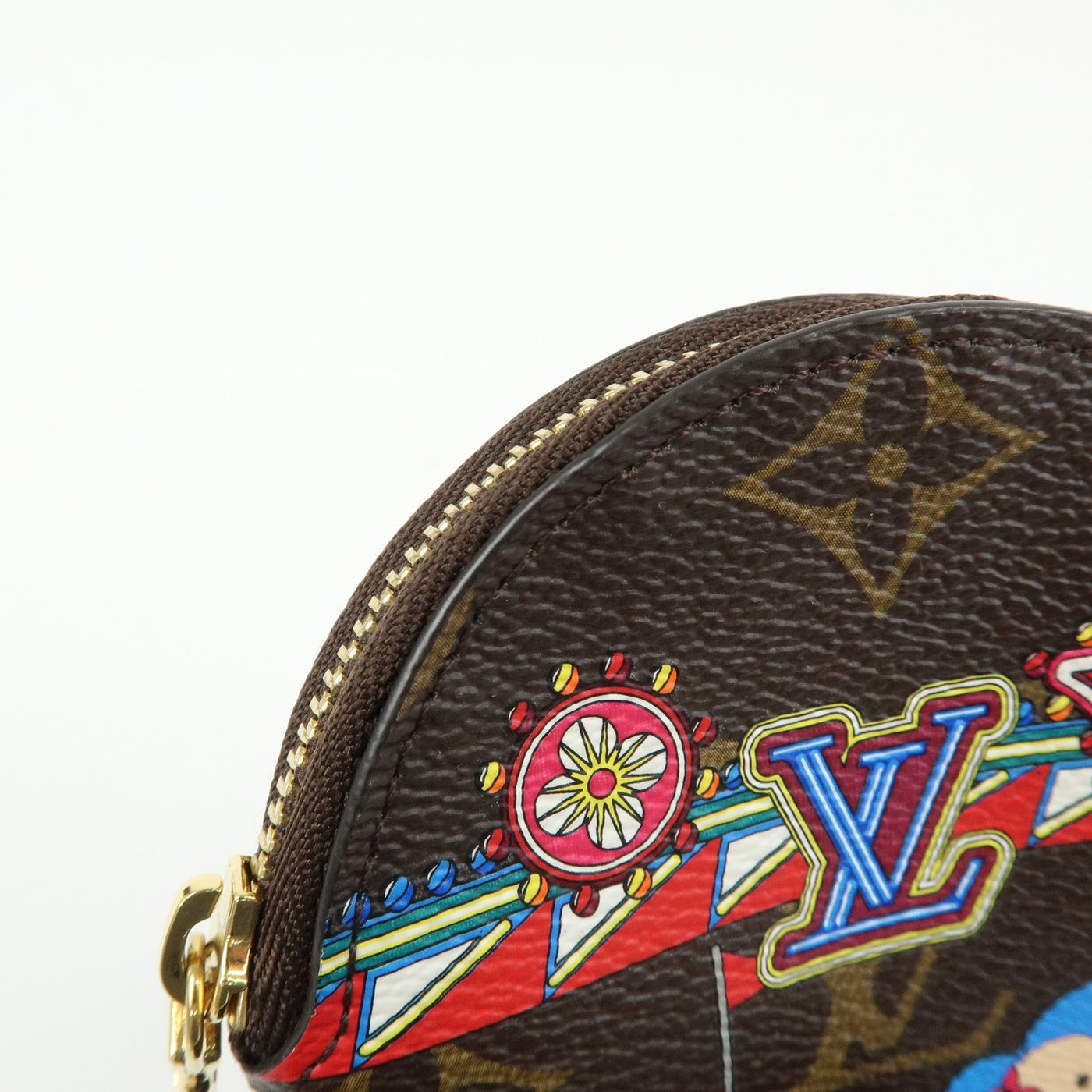 6694 - Louis Vuitton Monogram Porte Monnaie Rond Vivienne