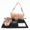 7409 - Fendi Baguette Mini Nylon Leather 2WAY Bag x PORTER Pink 7AS138 Pink