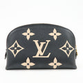 6647 - Louis Vuitton Bicolor Monogram Empreinte Cosmetic Pouch Noir M59086
