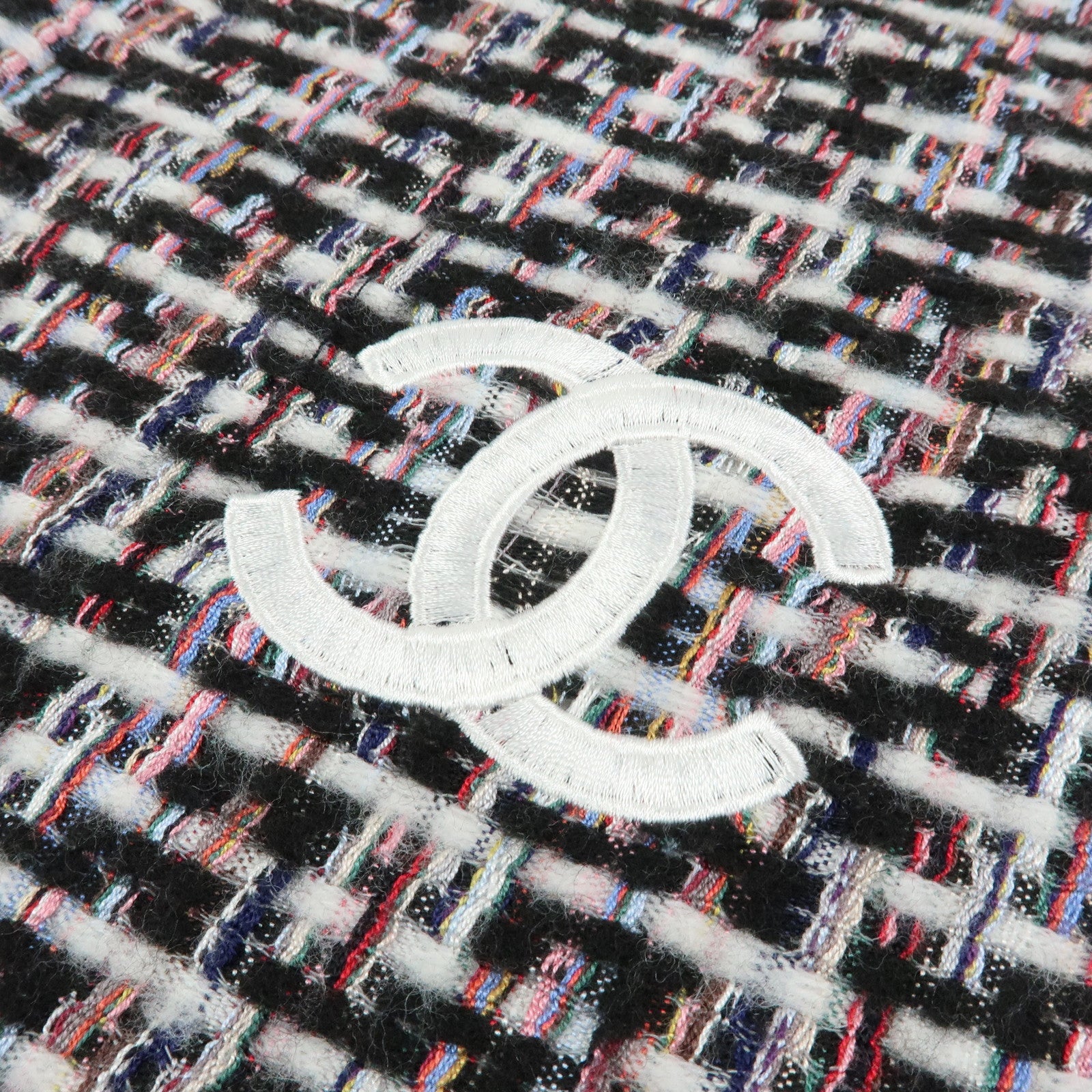 Chanel Cashmere Silk Multicolor Shawl