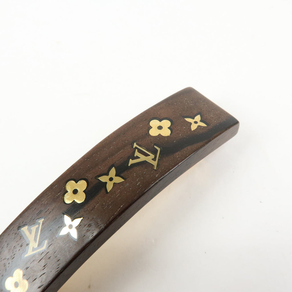 6739 - Louis Vuitton Sylvanie Wooden Hair Barrette