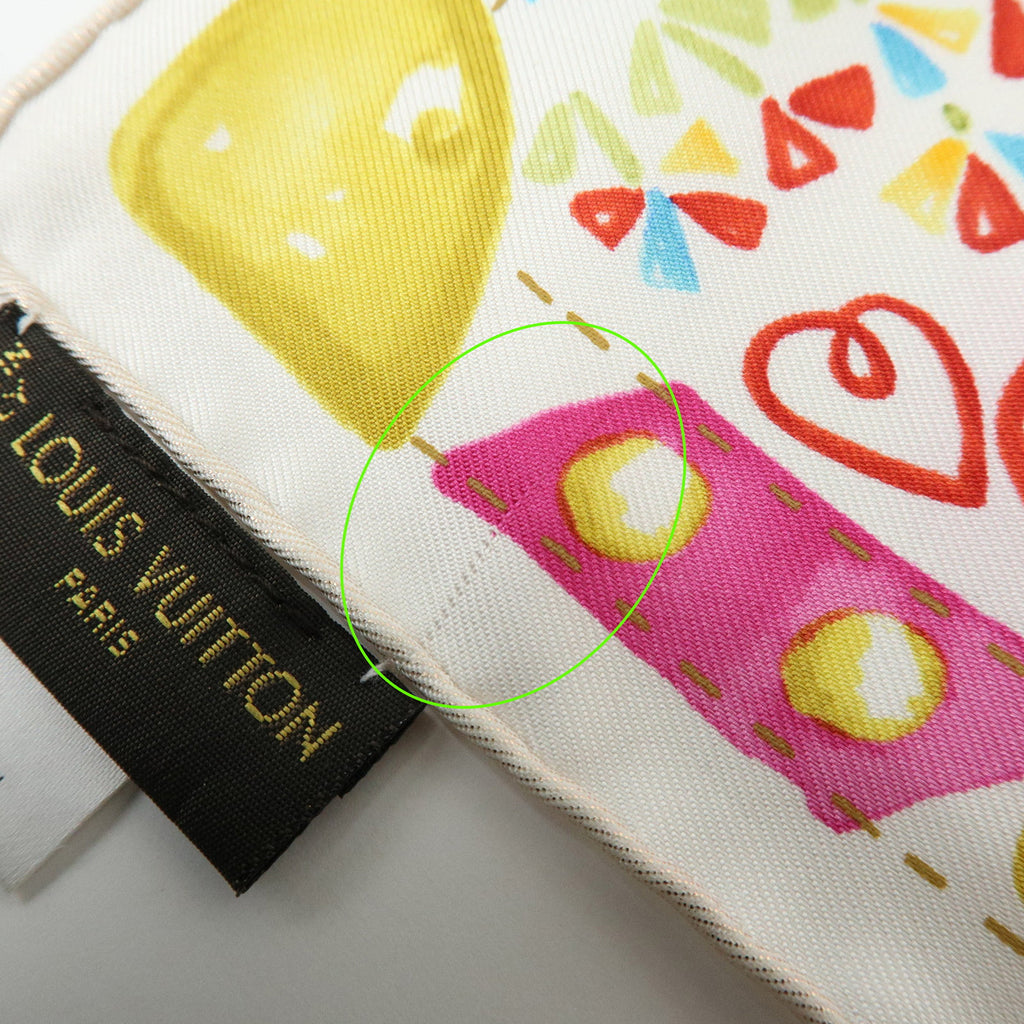 6835 - Louis Vuitton 100% Silk Scarf Voyage Autour De Ma Malle Promenade Kyoto Pink