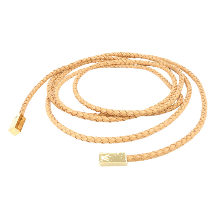 6336 - Louis Vuitton Ceinture VVN Tresse Leather Belt - Natural - Ceinture VVN Tresse Leather Belt - M67302 / Natural / Excellent
