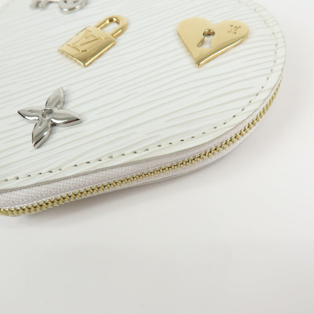 6543 Louis Vuitton Epi Love Lock Porte Monnaie Coeur Coin Case