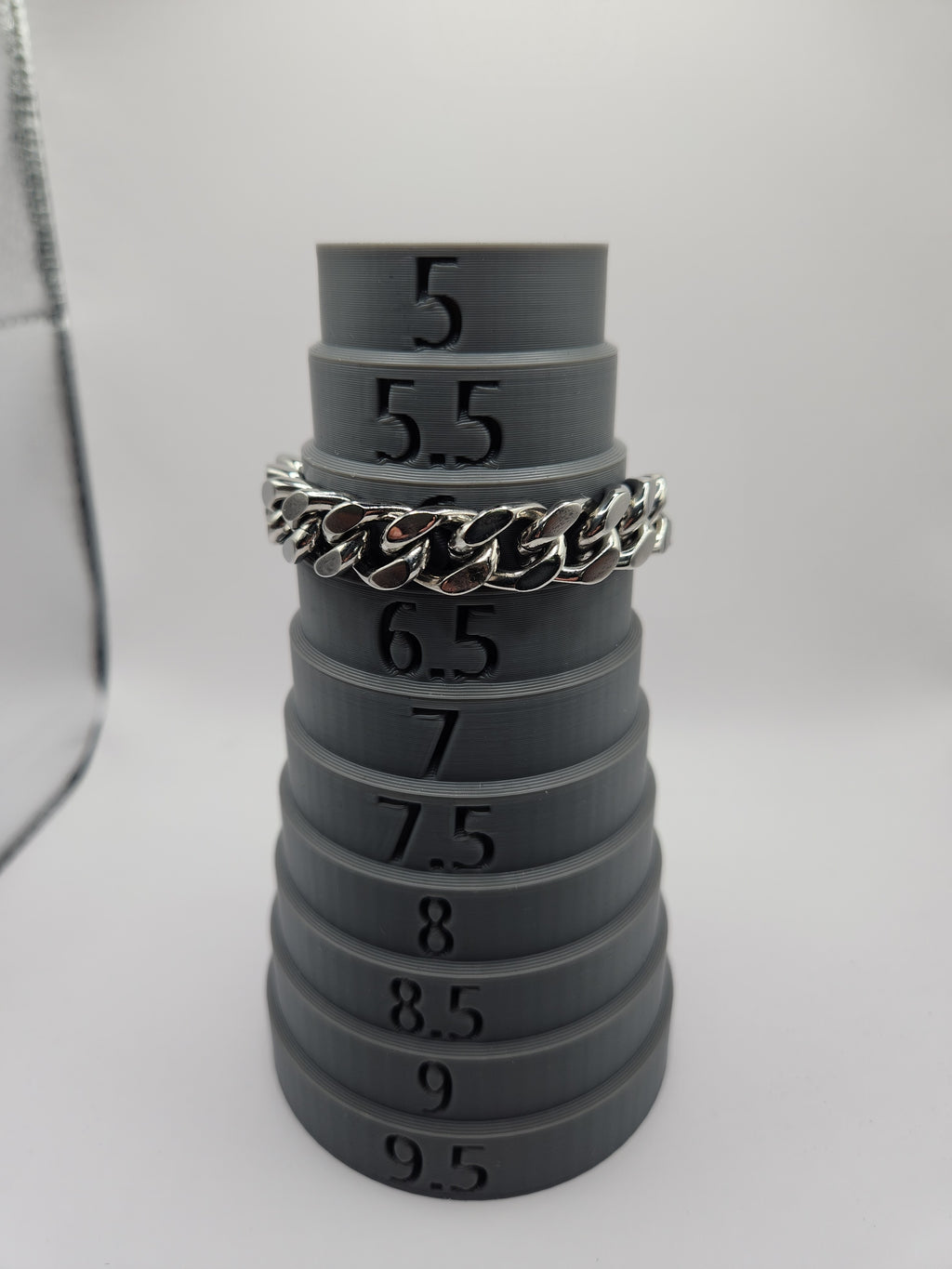 Sutton Stainless Steel Miami Cuban Chain Bracelet