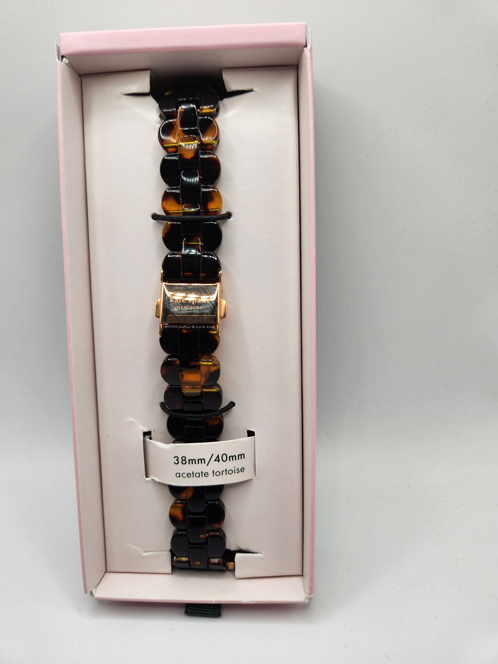 Kate Spade Tortoise Link Apple Watch Band 38mm New