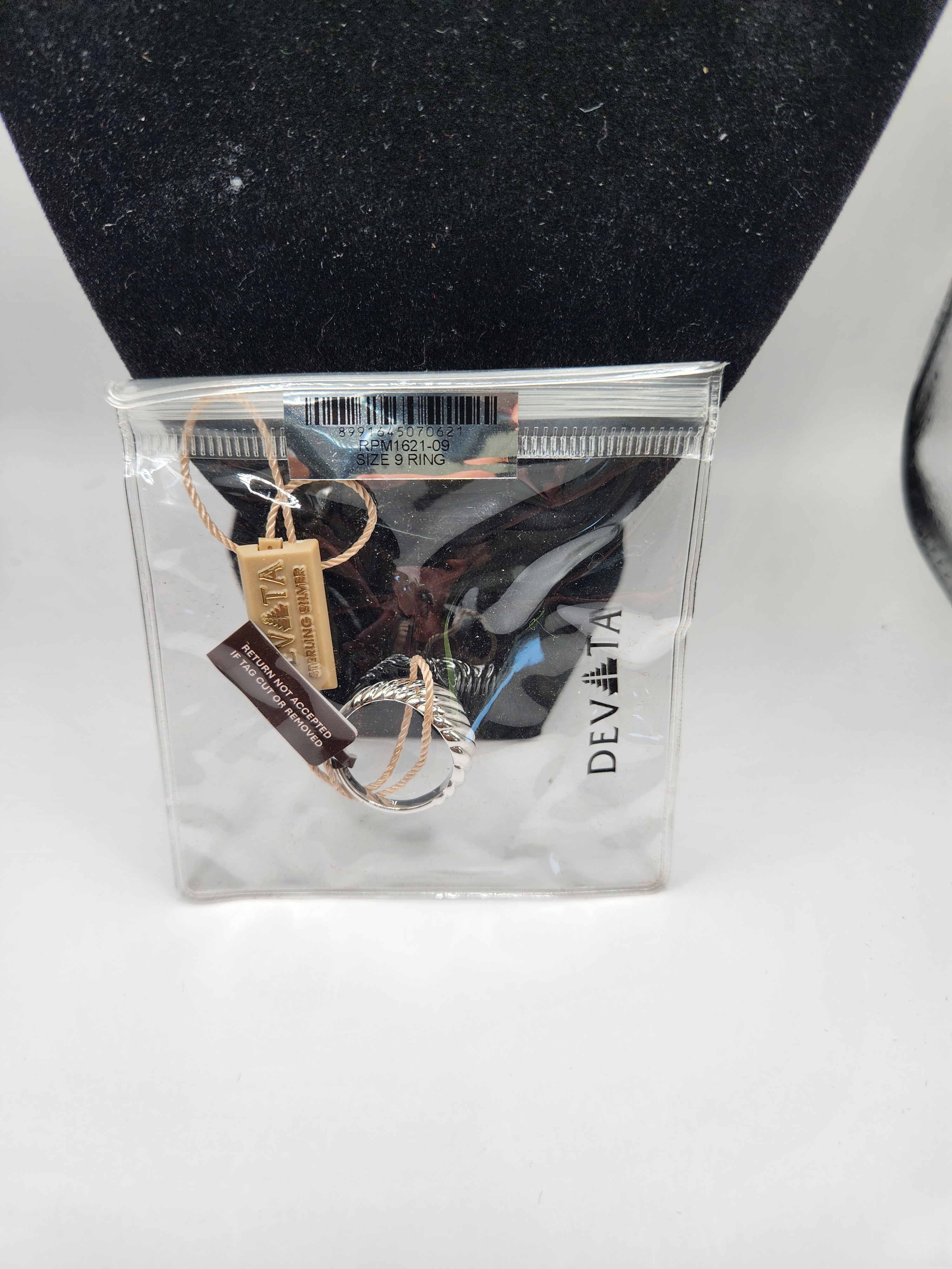 DEVATA Rope Ring in Sterling Silver - Size 8.5 - NWT