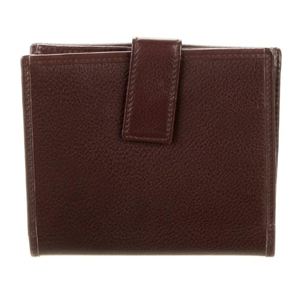 Loewe Vintage 2004 Brown Leather Compact Wallet