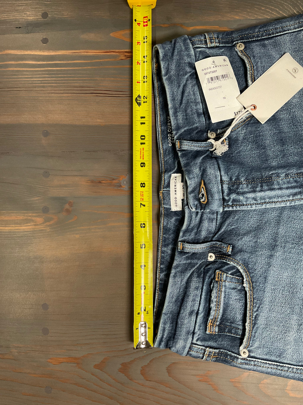 Good American Good Curve Straight Jeans - Size 10 - NWT