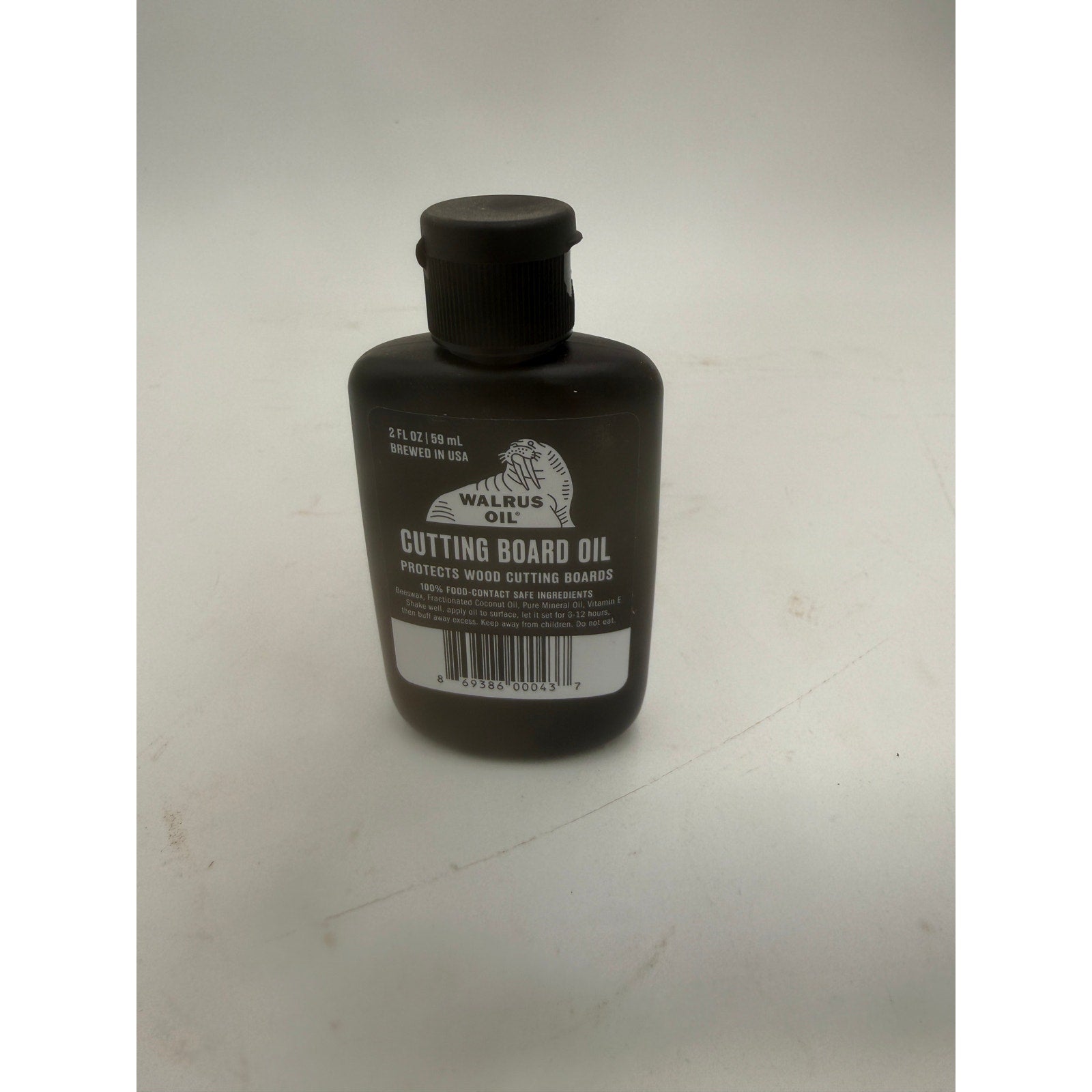 Walrus Oil Cutting Board Finish, 2 fl oz, Food Contact Safe, Wood Conditioner