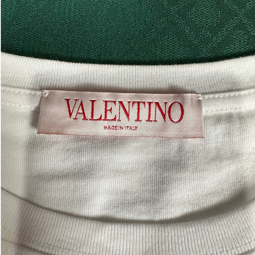 Valentino Loop Jersey T-Shirt Size M Made in Italy NWT