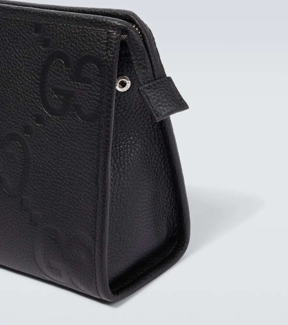 6929 - Gucci Jumbo GG Pouch - Black - NWT