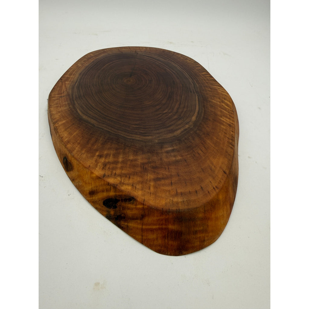 Handcrafted Walnut Live Edge Charcuterie Board, end grain, 14.5 x 9.25 x 1 in, serving platter, cheese board, rustic kitchen decor