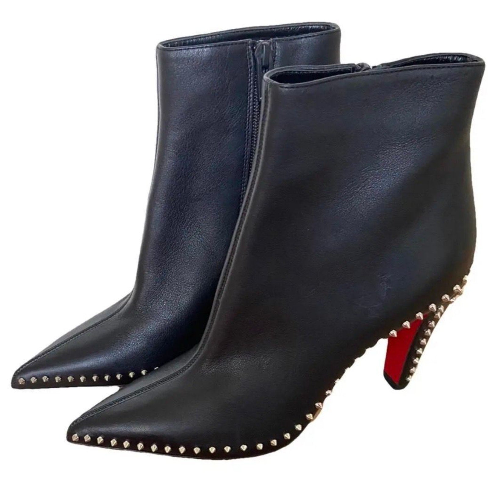 4653 - Christian Louboutin Vidura 85 Calfskin Bootie - Size 41 - NIB